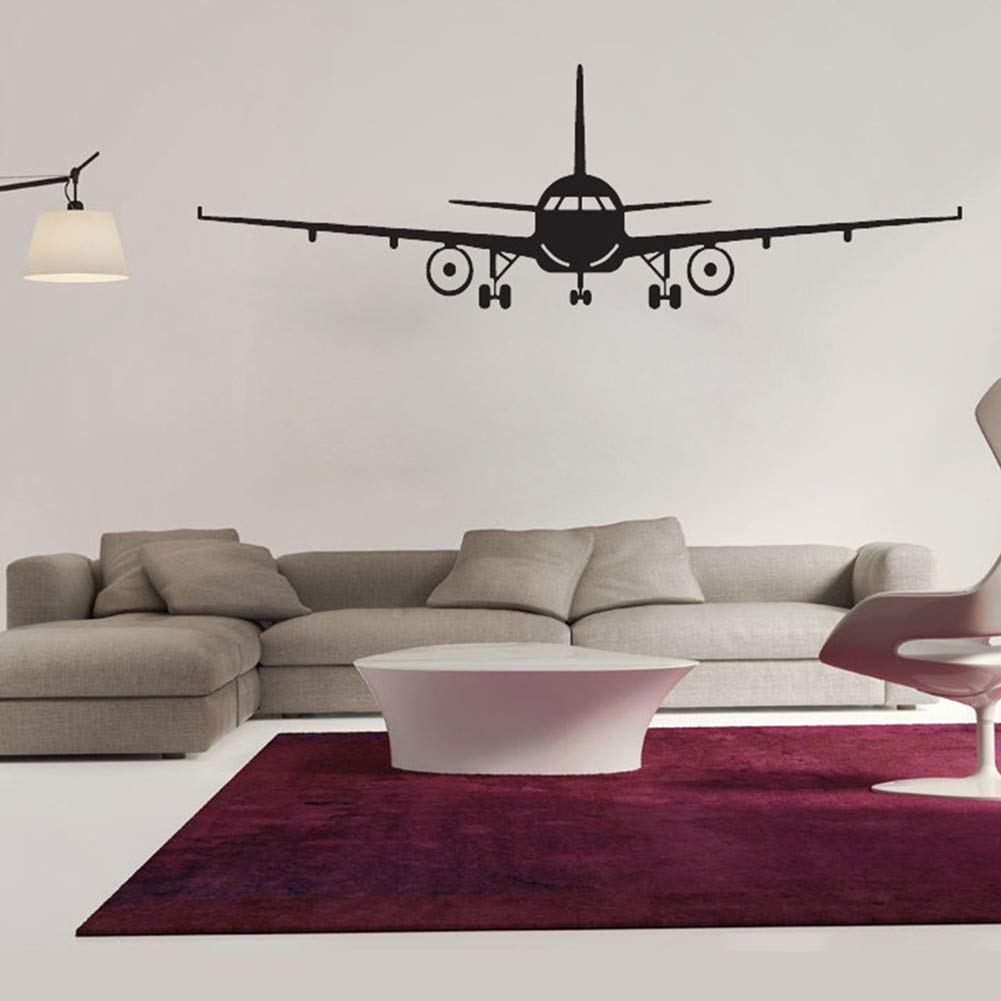 MAKLYER airplane wall sticker DIY decal for kids' rooms and easy home decoration.