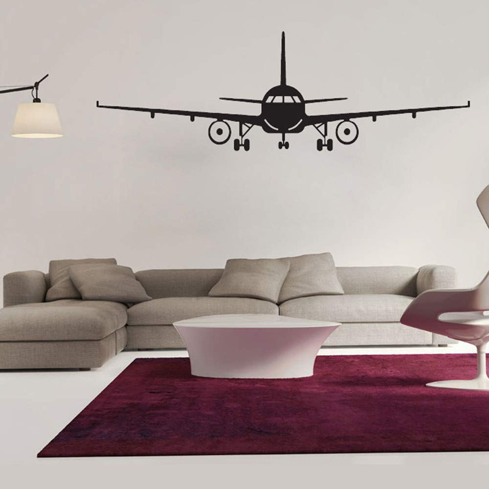 MAKLYER airplane wall sticker DIY decal for kids' rooms and easy home decoration.