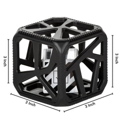 Malarkey Kids Chew Cube with rattle in action for auditory fun