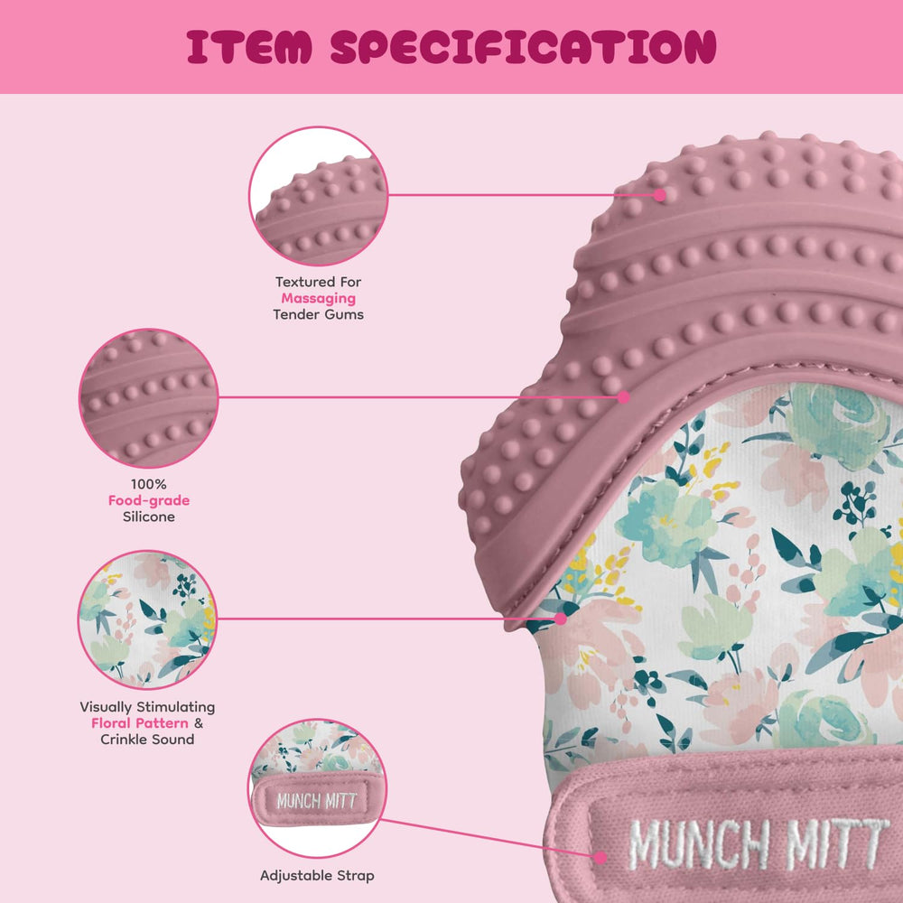 Malarkey Kids Munch Mitt high contrast visuals for visual stimulation