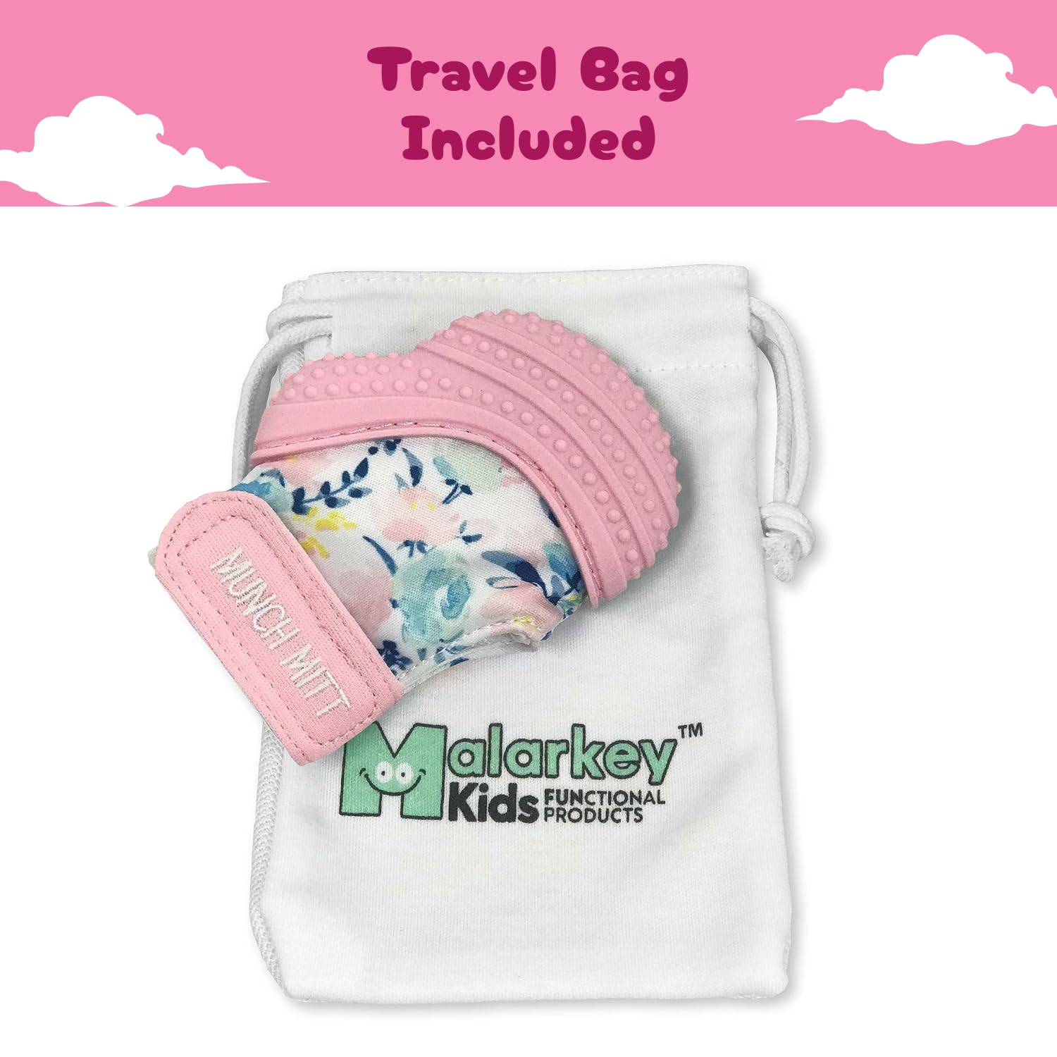 Malarkey Kids Munch Mitt machine washable for easy cleanup