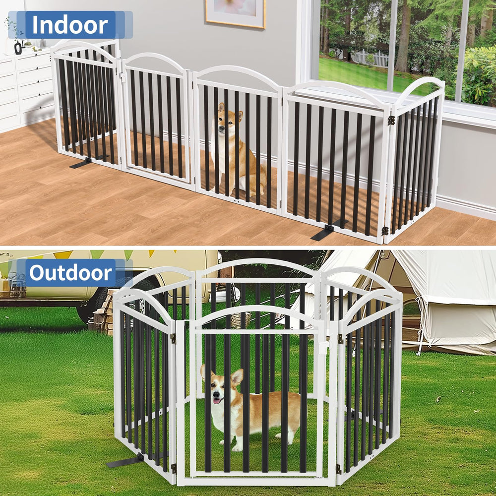 Malier 32-inch gate blocks jumps and slips on stairs and hallways.