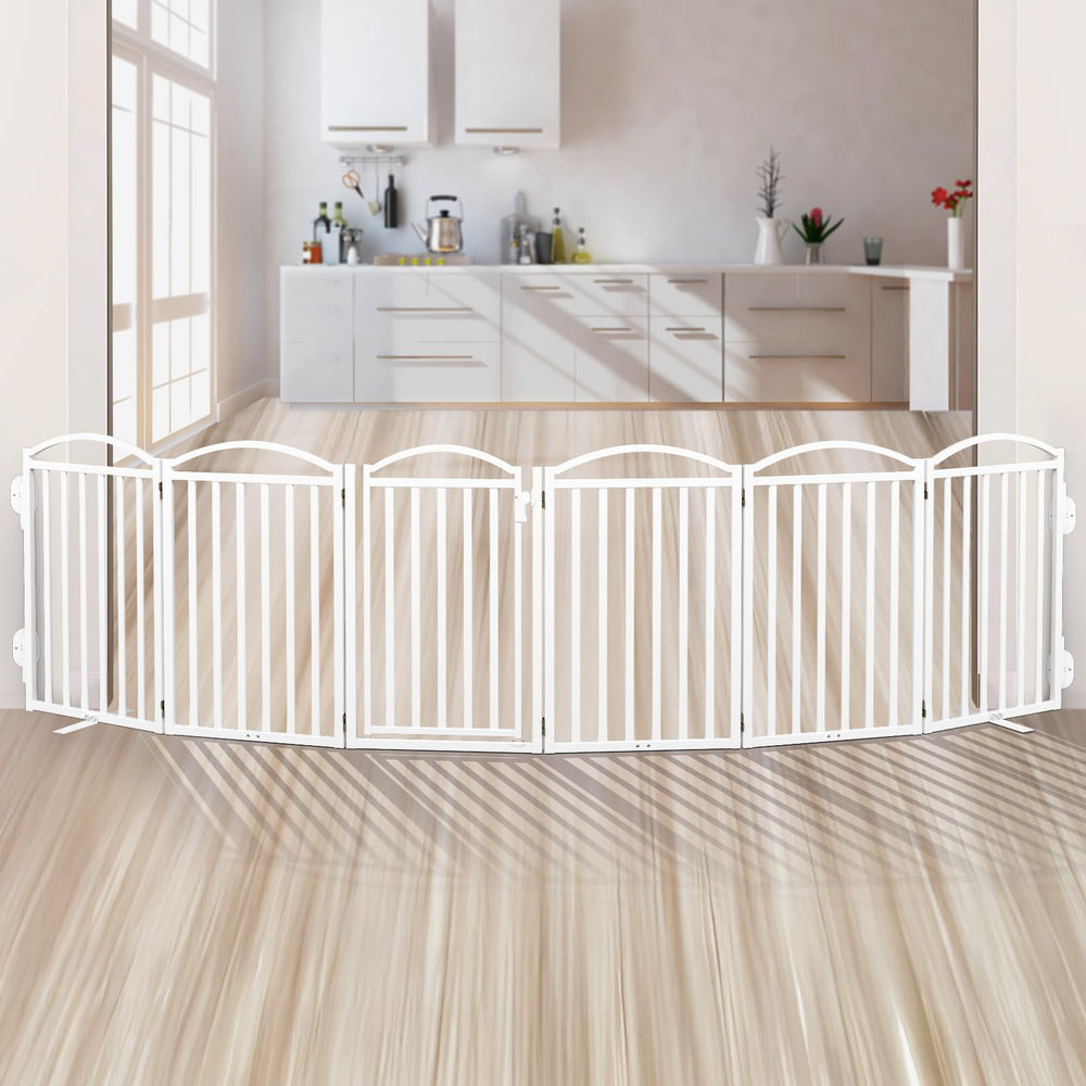 Malier 32inch-height gate used to block stairs and doorway access.
