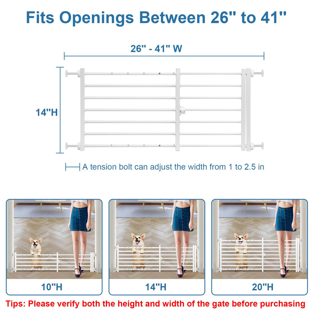 Malier full-metal dog gate frame demonstrates durable, long-lasting pet containment.