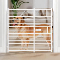 Malier 36-inch-tall gate provides a tall barrier for pets.