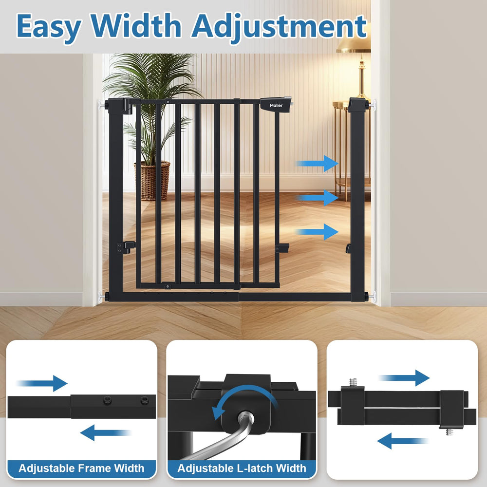Malier Newest Baby Gate auto-close dual-direction for safer passage