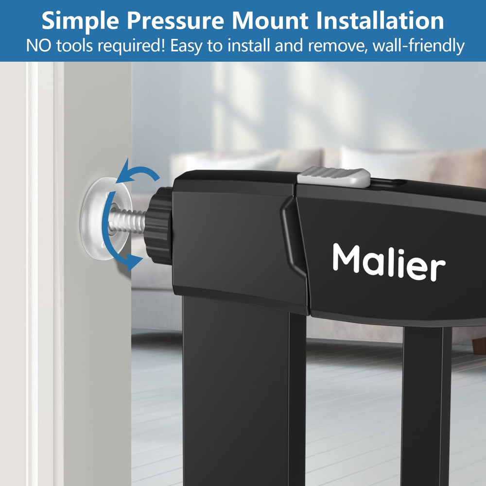 Malier Newest Baby Gate no-drill assembly for quick setup