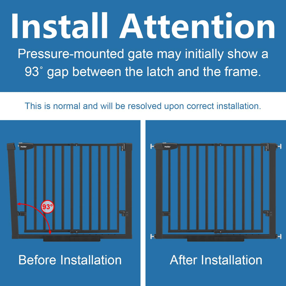 Malier Newest Baby Gate keeps both children and pets secure in shared spaces
