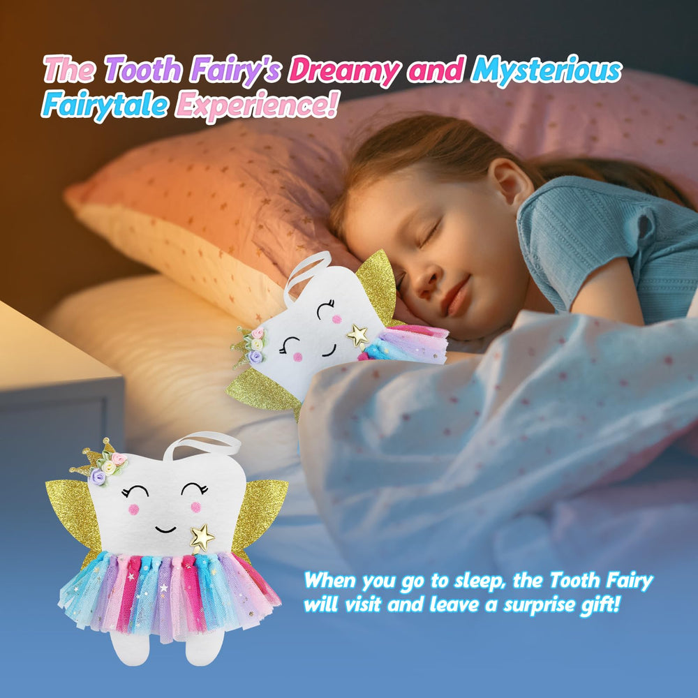 Malihome tooth-fairy-pillow-size-6-3in confirms compact, kid-friendly keepsake.