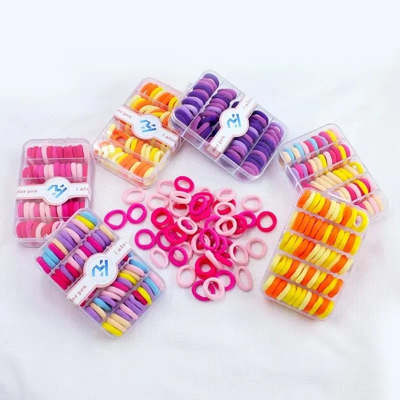 MALIHUB hair ties designed for ponytails, perfect for kids during playtime.
