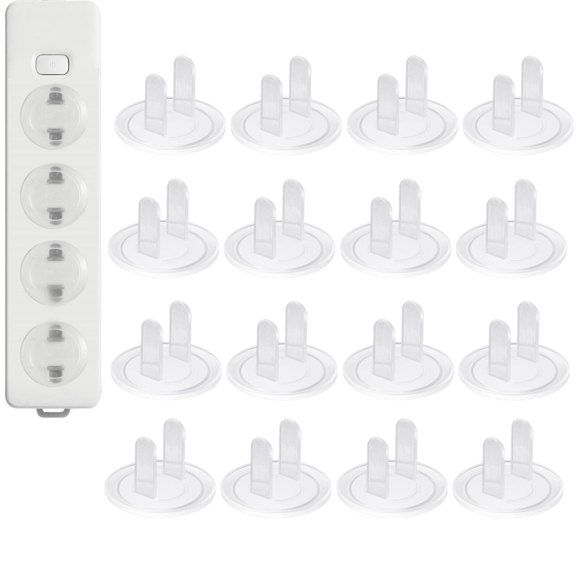 Malijnxin outlet covers in clear design fit US outlets securely for safer use