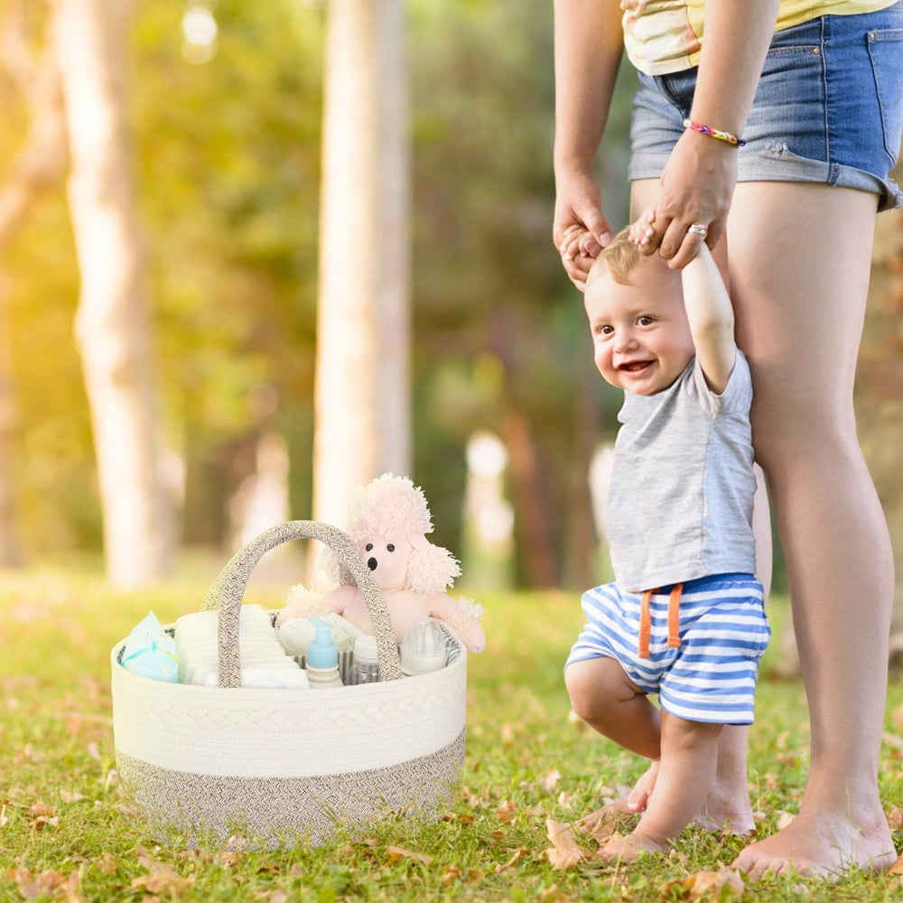 Maliton gift-ready diaper caddy makes baby showers feel easier and stylish