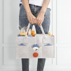 Maliton diaper caddy outside pockets hold small essentials