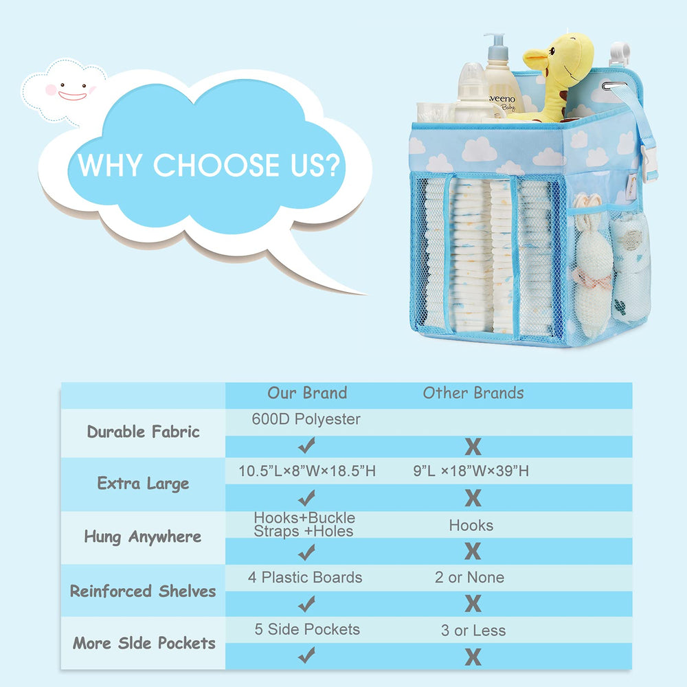 Maliton diaper organizer makes a thoughtful baby shower gift