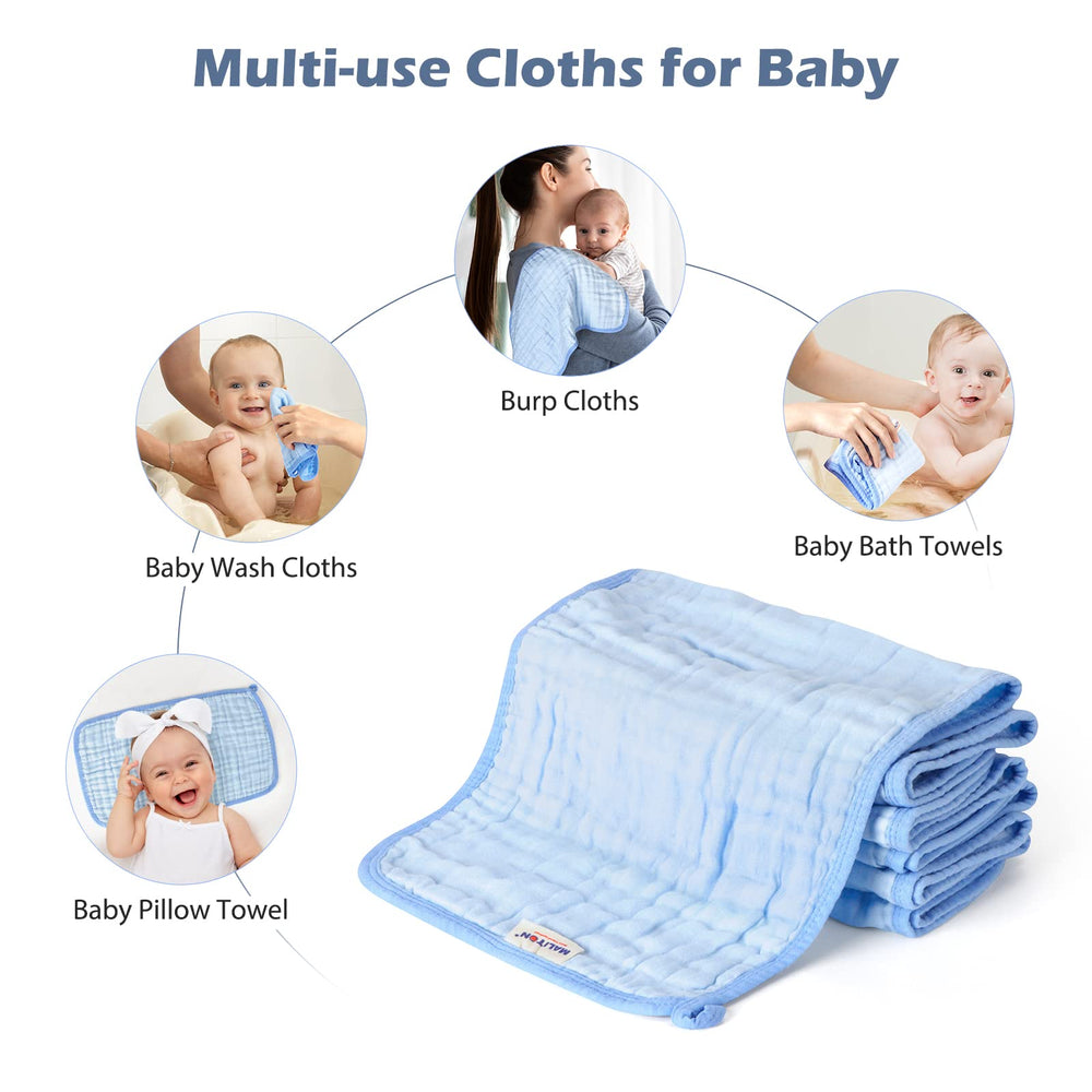 Maliton burp cloths air-dry recommended to preserve size and softness.