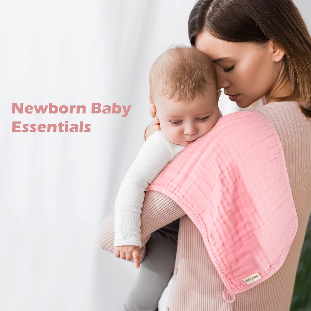 Maliton burp cloths as baby shower gift option.