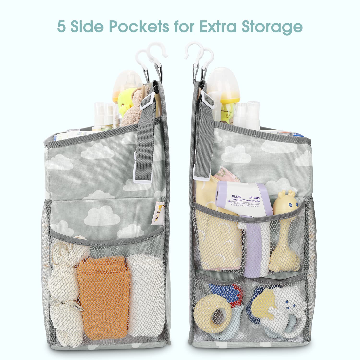 Maliton Caddy with adjustable buckle straps for thicker bars