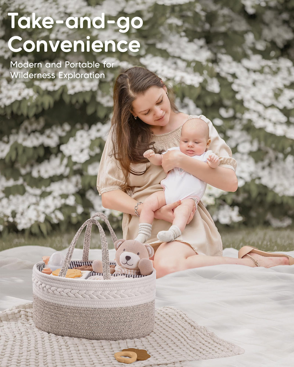 Maliton diaper caddy gift ready for baby showers and registry favorites