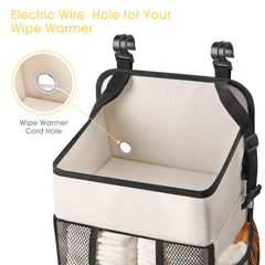 Maliton diaper organizer holding 52+ diapers for high capacity