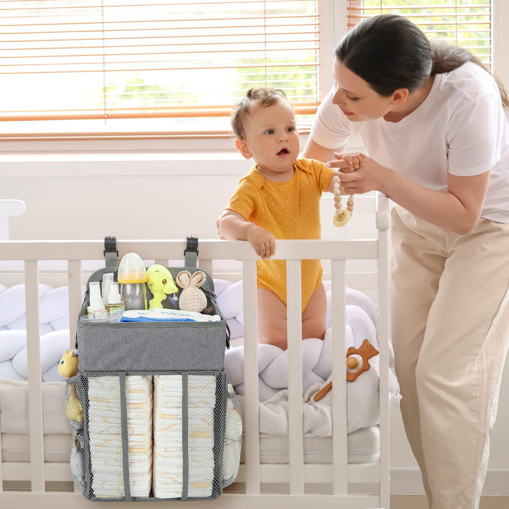 Maliton easy-clean diaper storage uses BPA-free fabric for safety.