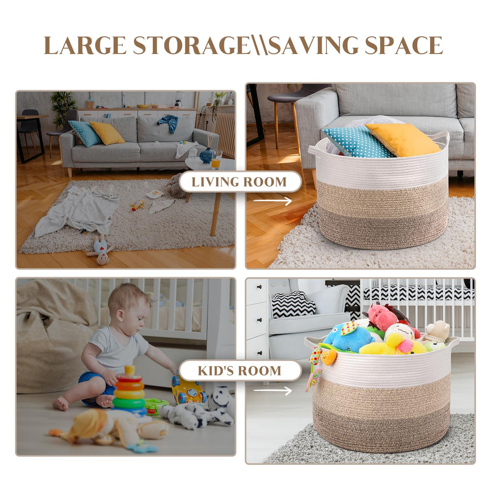 Maliton laundry and toy storage in a bedroom or kids' room.
