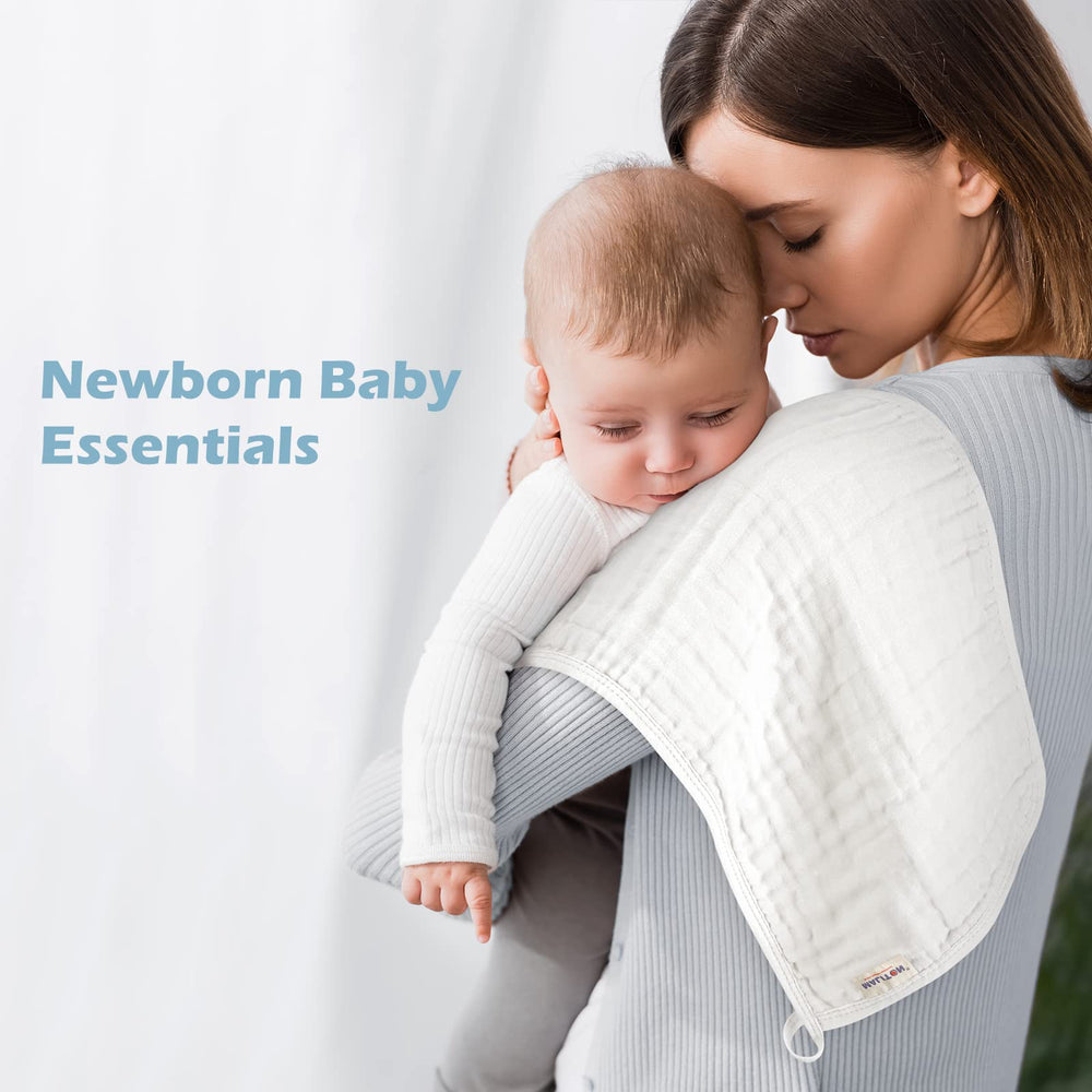 Maliton nursery burp cloths stack for everyday use