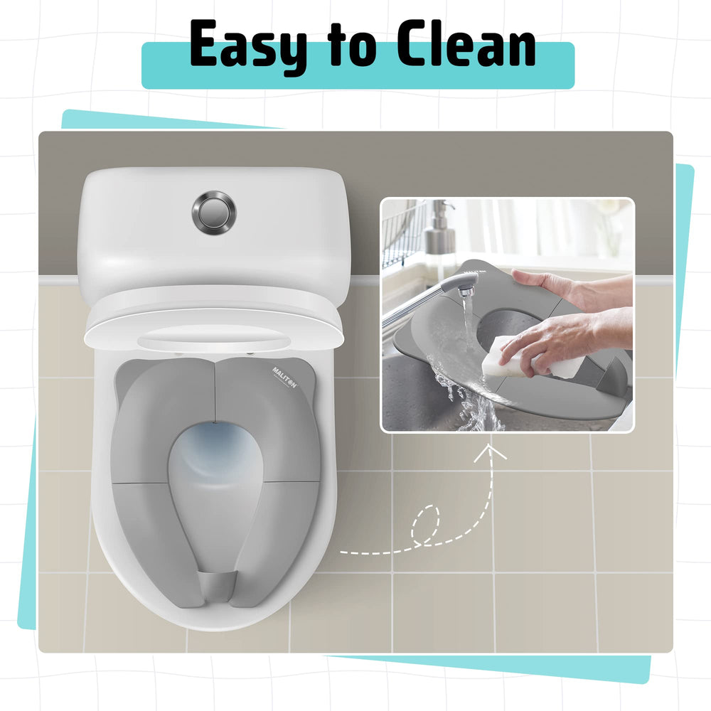 Maliton Travel Potty Seat easy to wipe clean after use