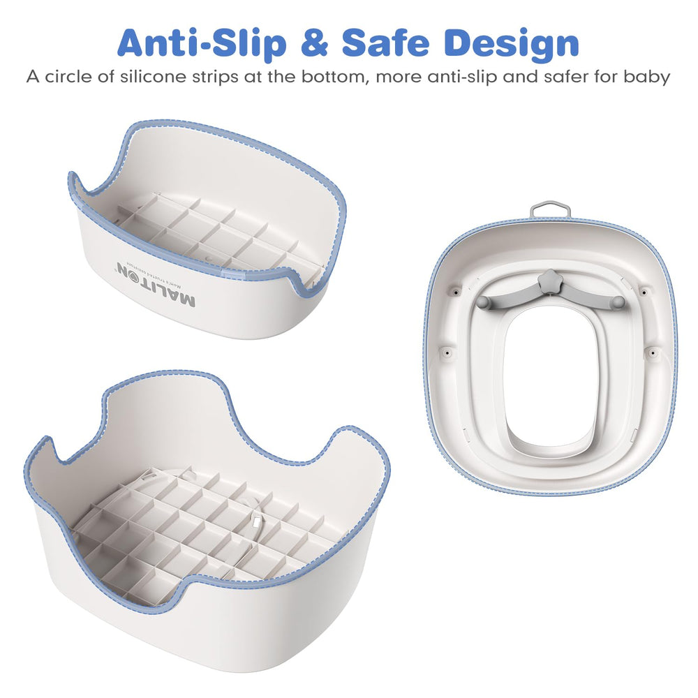 Maliton-potty-seat-storage-hook demonstrates compact bathroom storage.