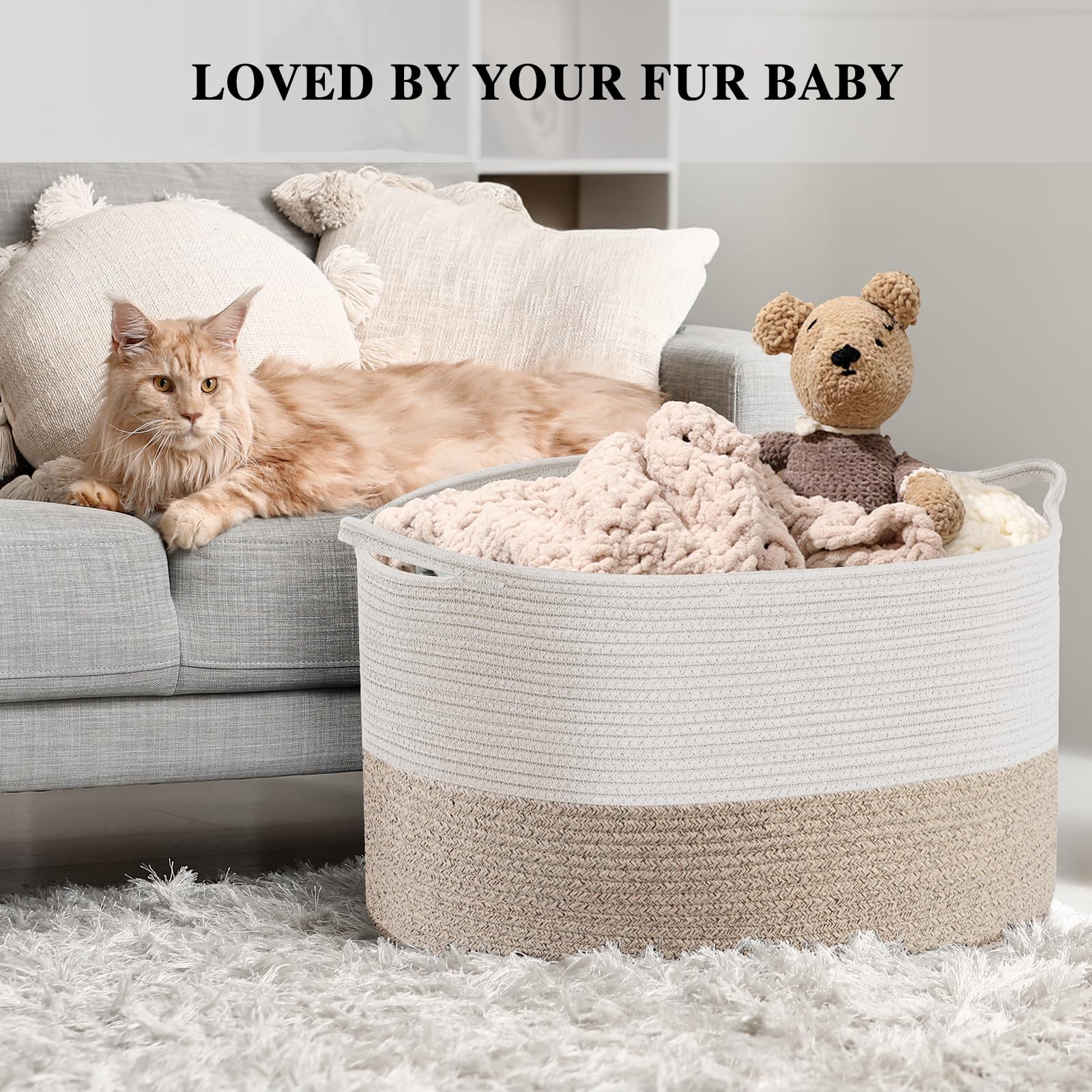 Maliton toy storage basket in kids room supports organization and playtime.