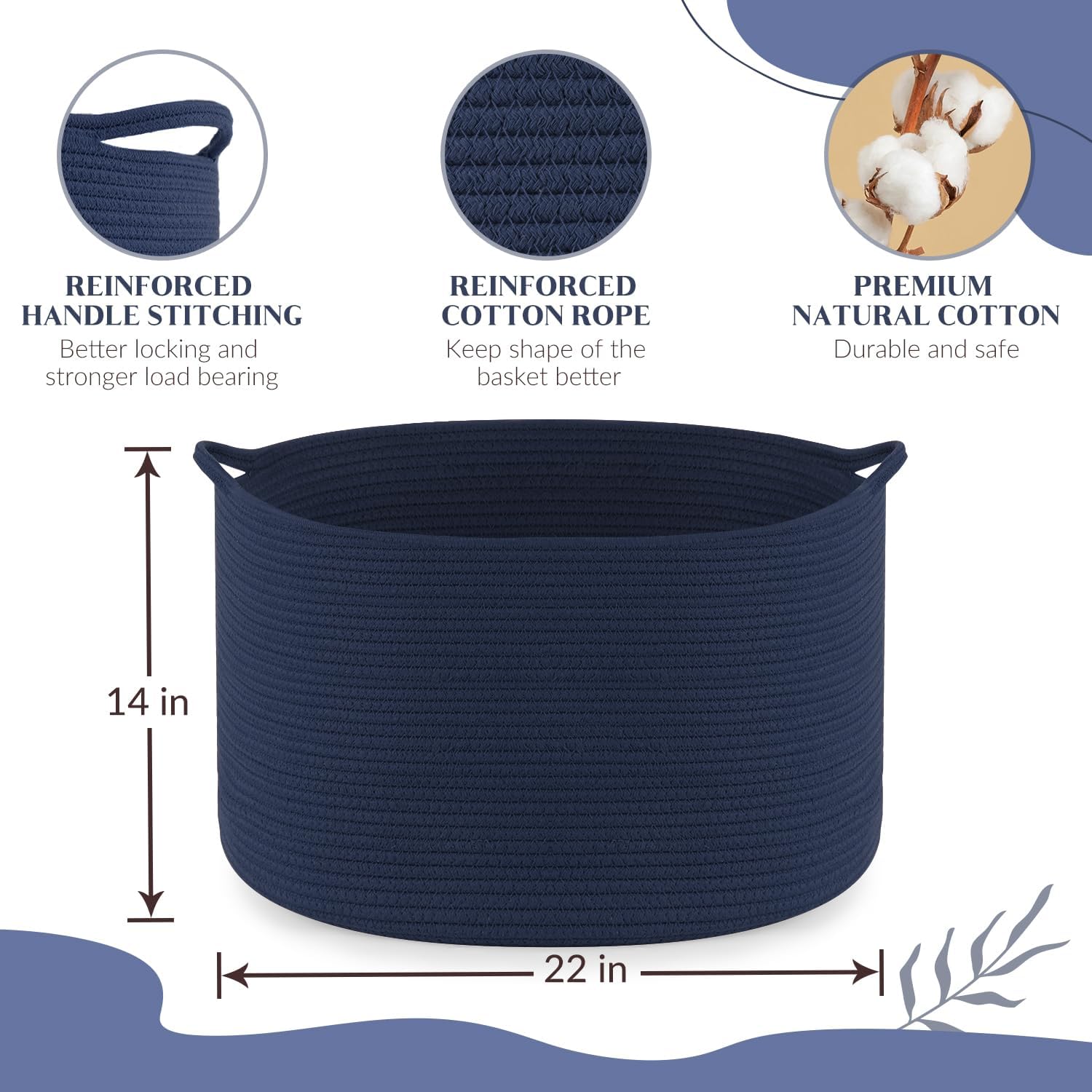 Maliton woven laundry hamper demonstrates durable construction with soft edges for kids.