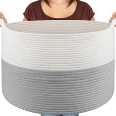 Maliton XXXLarge Basket in living room for tidy storage