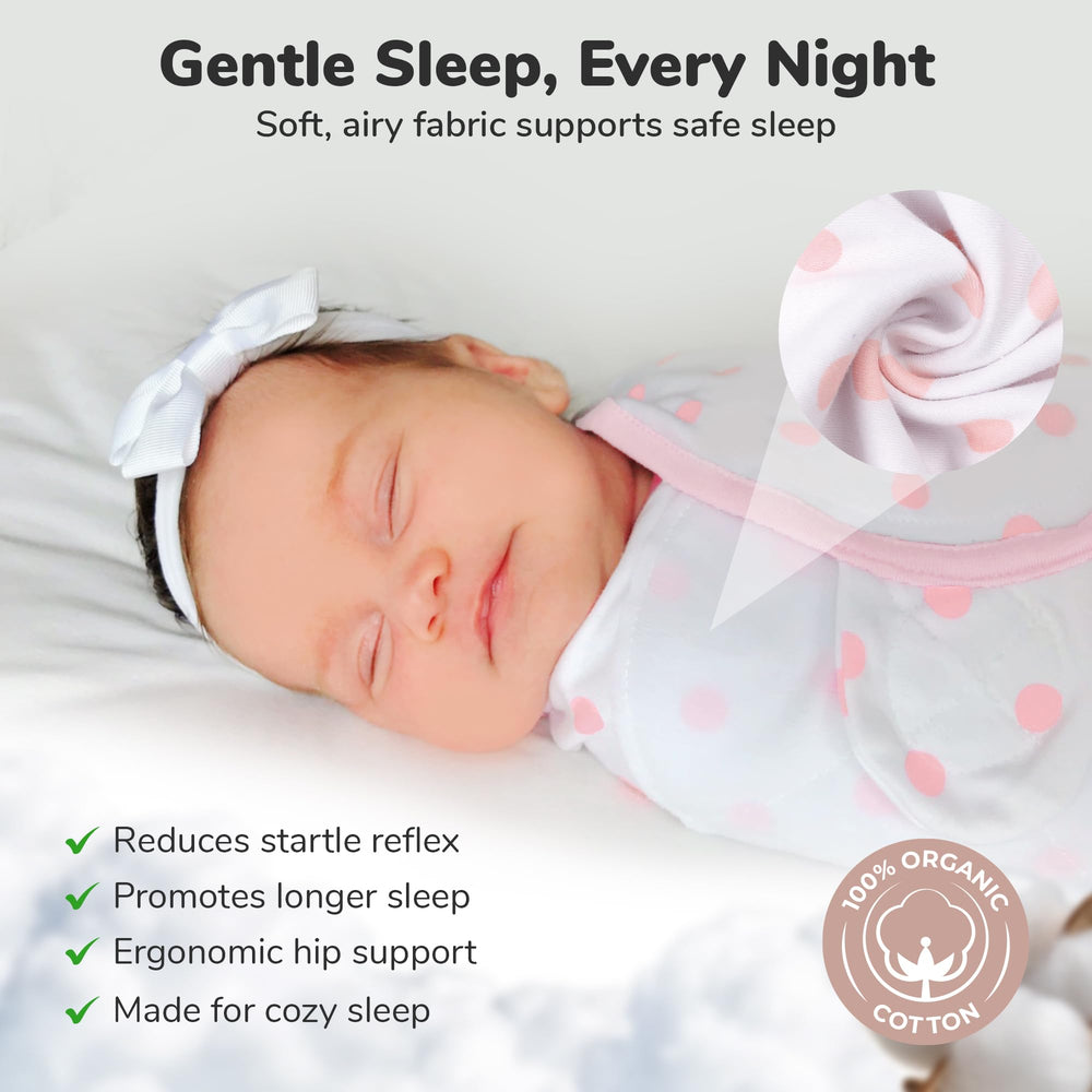 Mama Cheetah newborn-friendly design for easy early-swaddling and soothing routines.
