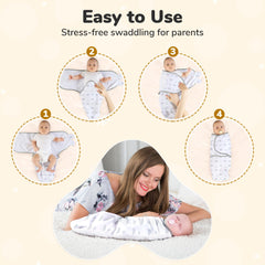 Mama Cheetah organic cotton fabric close-up breathable and gentle on skin