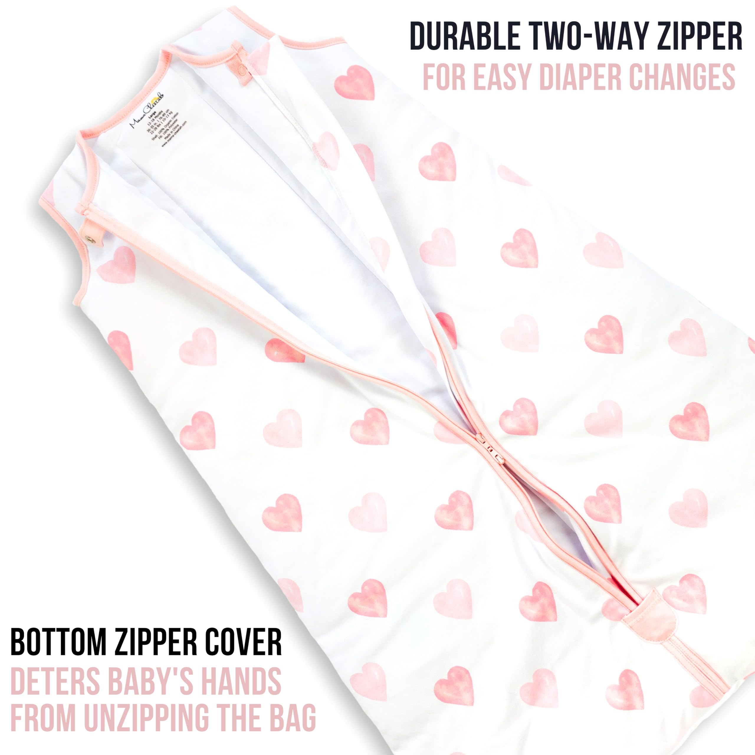 Mama Cheetah safety snap tab secures neck area for safe wear
