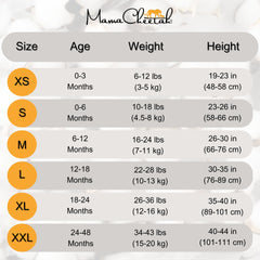 Mama Cheetah sleep sack top view showing two-way zipper for easy diaper changes.
