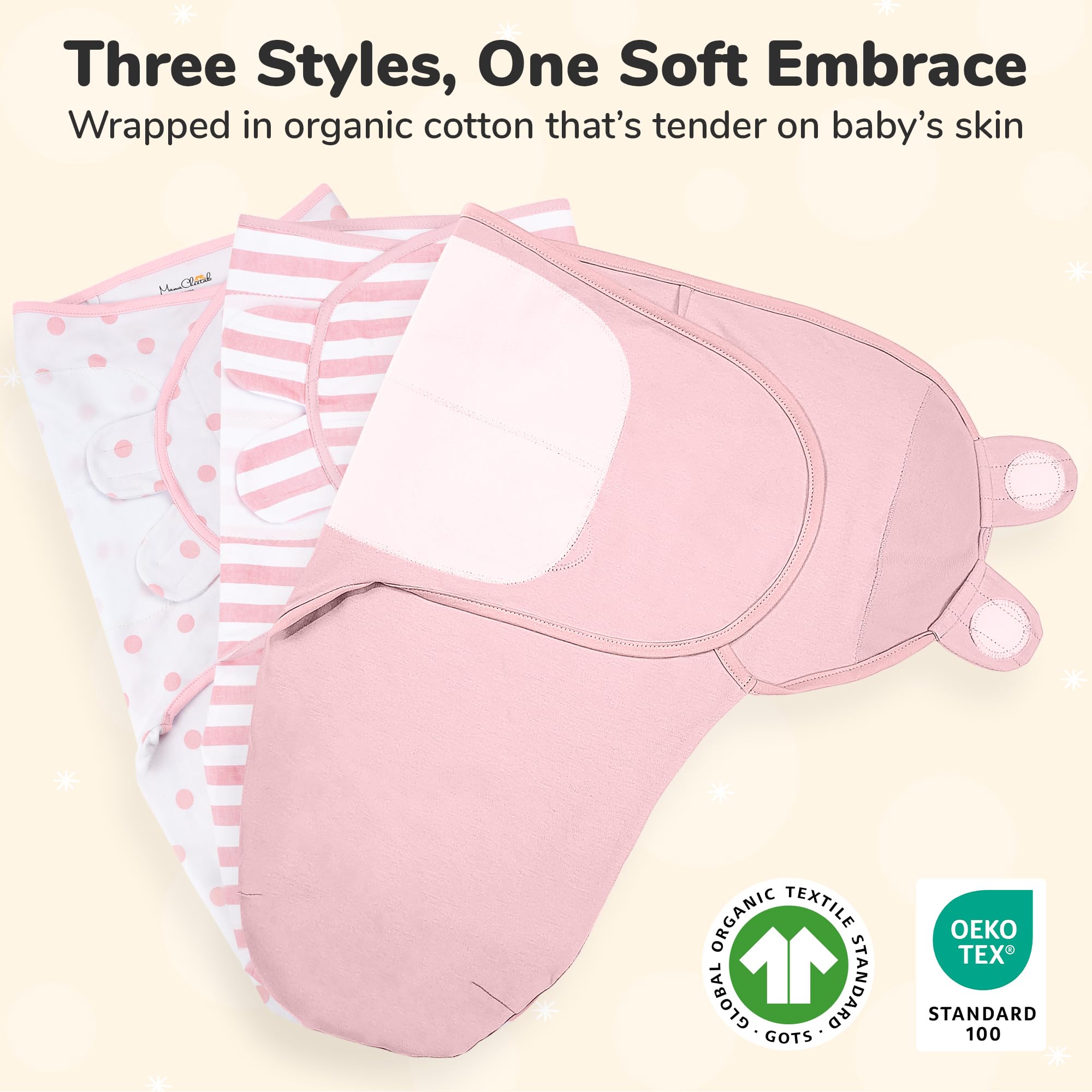 Mama Cheetah adjustable wings closeup shows customizable fit for growing babies.