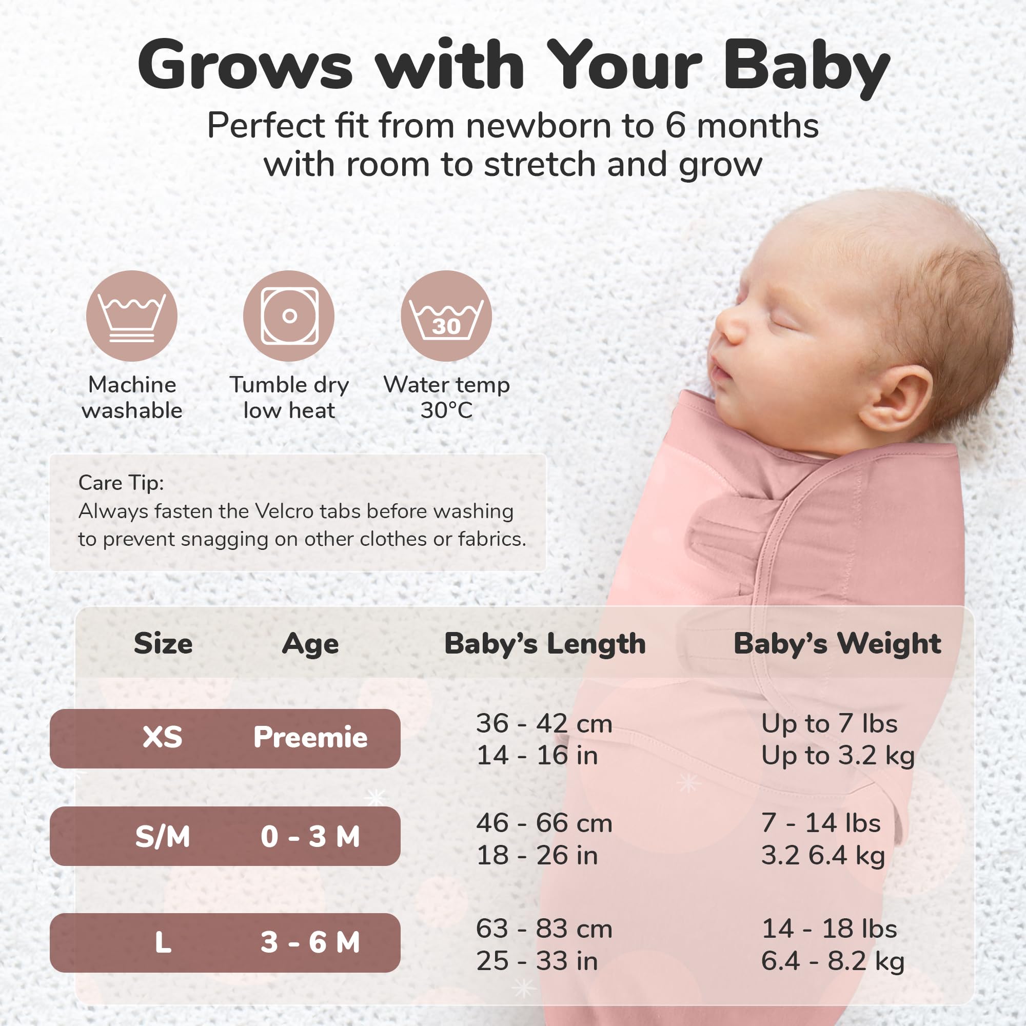 Mama Cheetah Swaddle Sack 0-3 months cozy breathable cotton for peaceful naps.