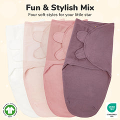 Mama Cheetah Swaddle Sack hip-healthy certification highlight supporting hip posture.