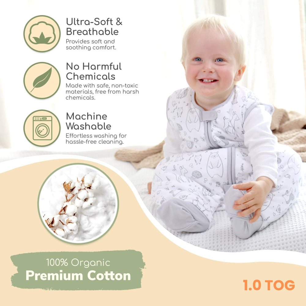 Mama Cheetah toddler sleep sack unisex design suitable for both boys and girls