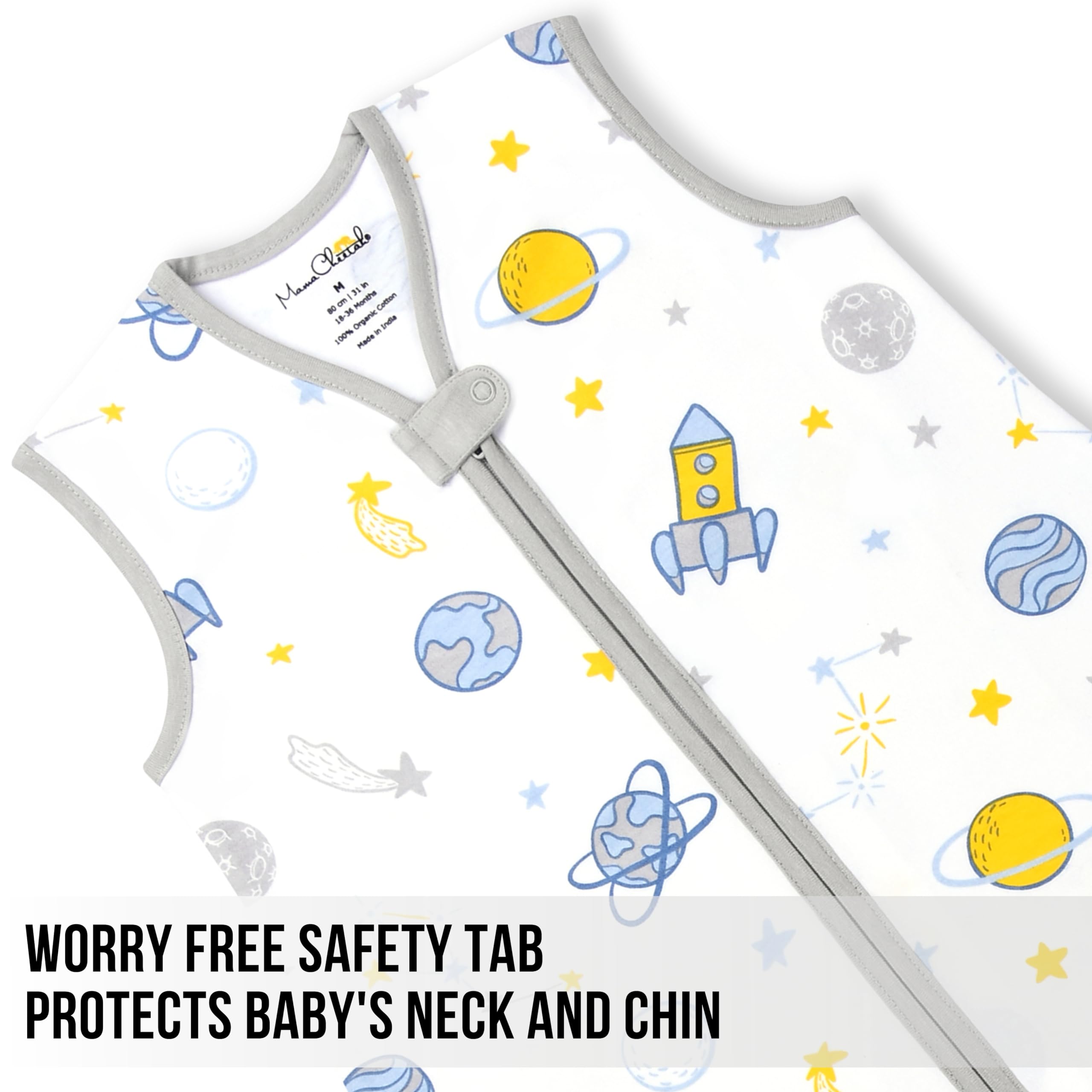 Mama Cheetah unisex sleepsack design suitable for boys and girls