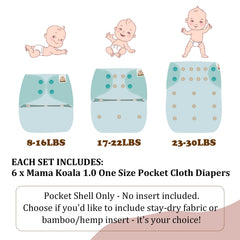 Mama Koala 1.0 back opening for easy insert stuffing.
