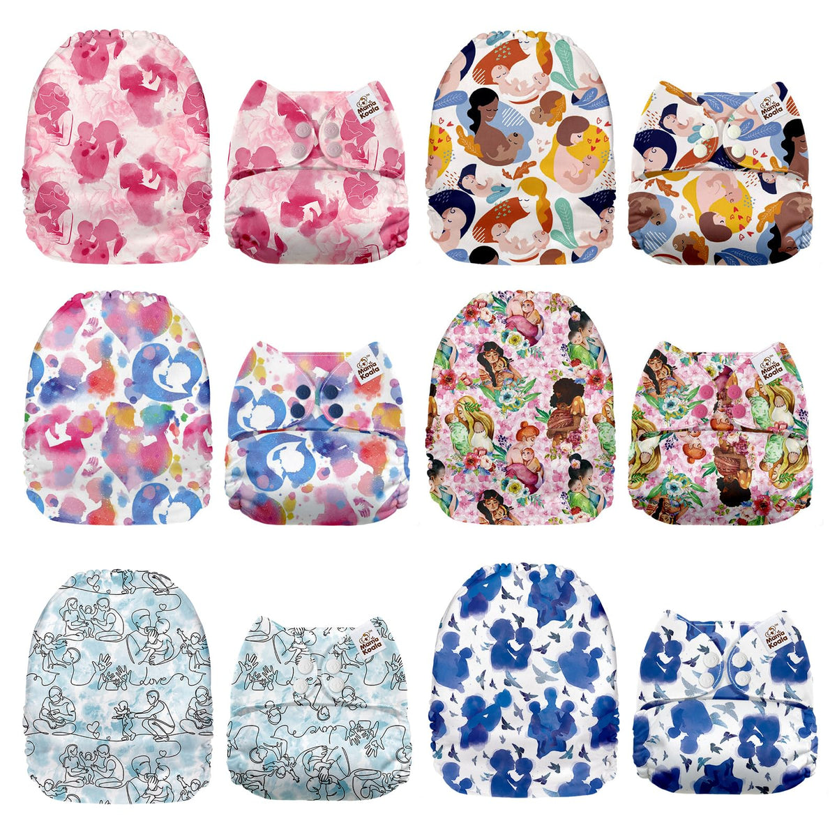 Mama Koala 1.0 pocket shell showing simple stuffing for quick diaper changes.