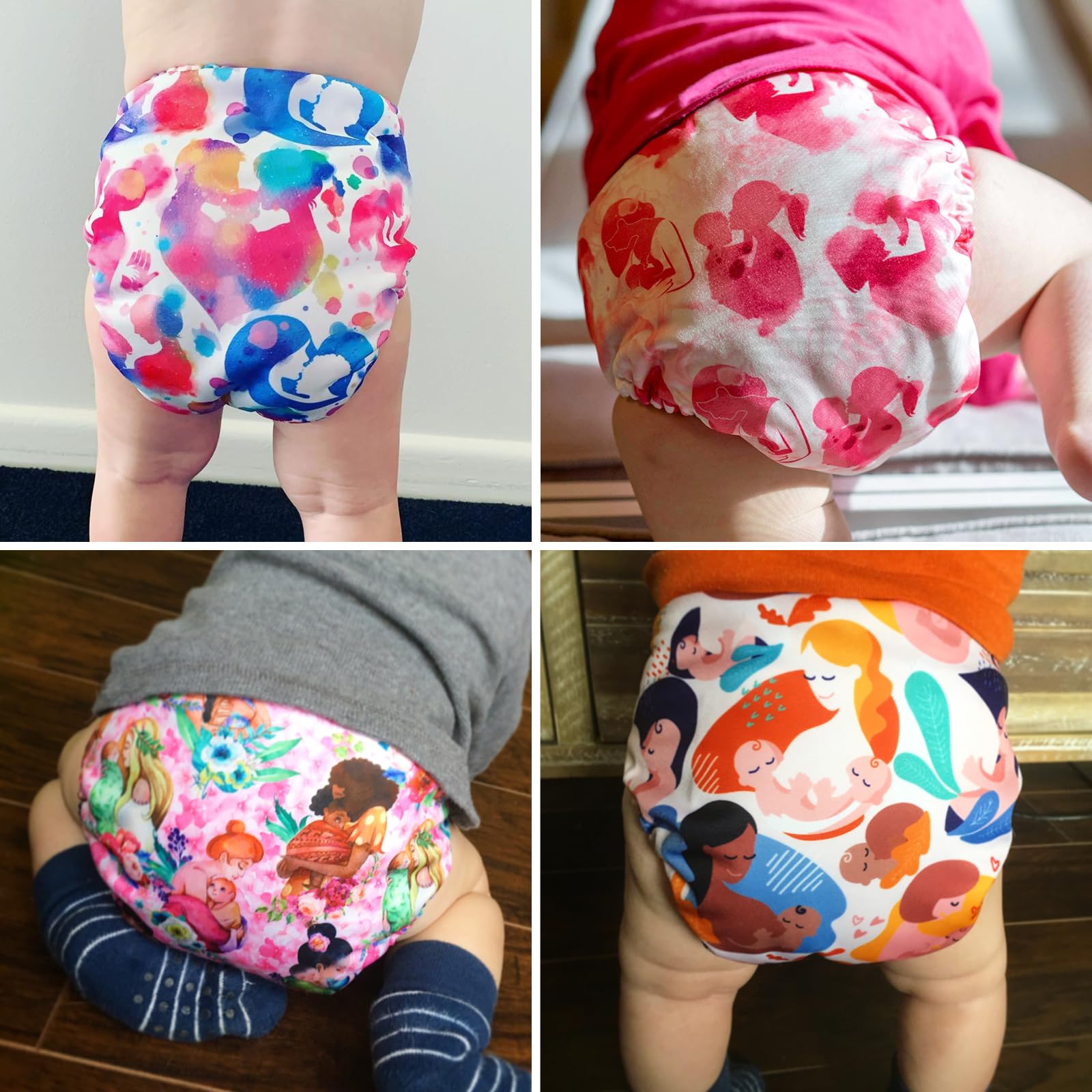 Mama Koala 1.0 water-proof outer demonstrates reliable leak protection.
