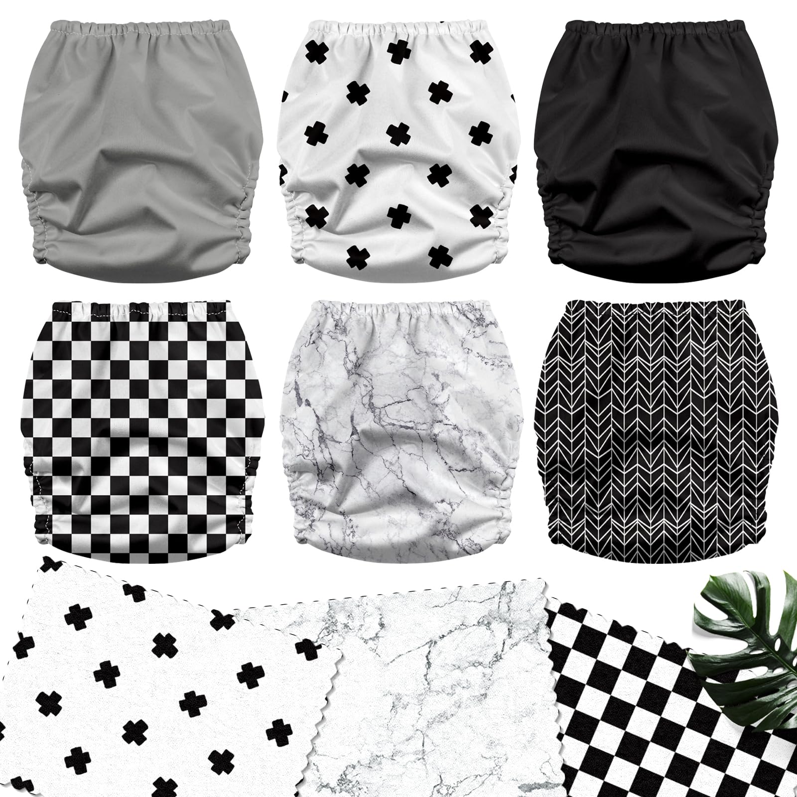 Mama Koala 3.0 diaper with breathable TPU cover helps prevent leaks.