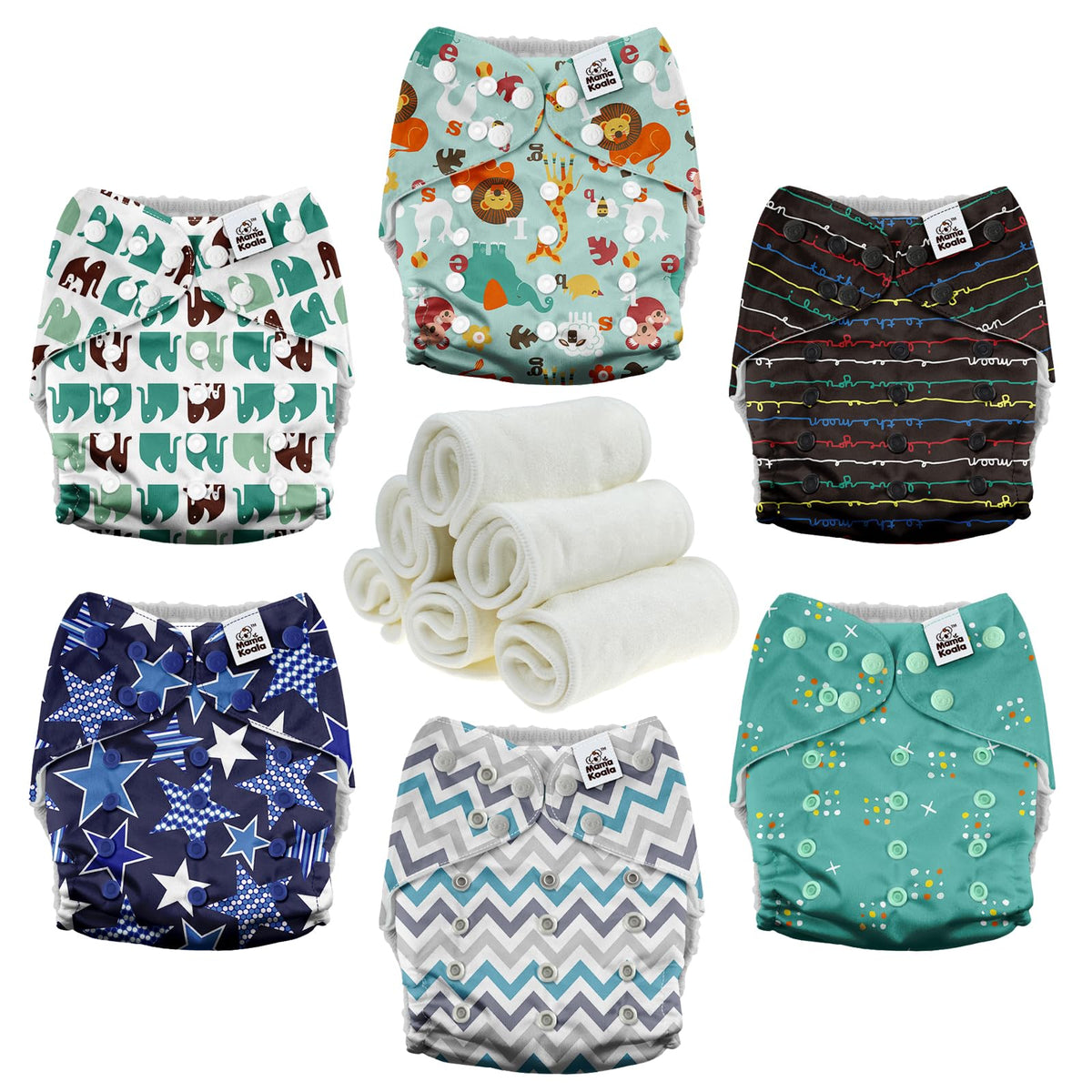 Mama Koala 3.0 cloth diaper with slim-fit design for a discreet, comfortable daytime fit.