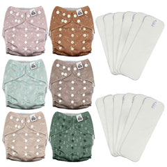 Mama Koala 3.0 cloth diaper set with AWJ lining for eco-friendly diapering.