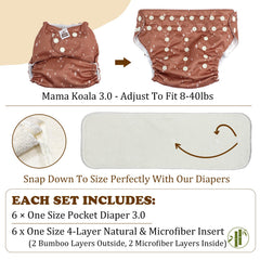 Mama Koala 3.0 crossover snaps newborn-fit for wrap-and-snap ease.