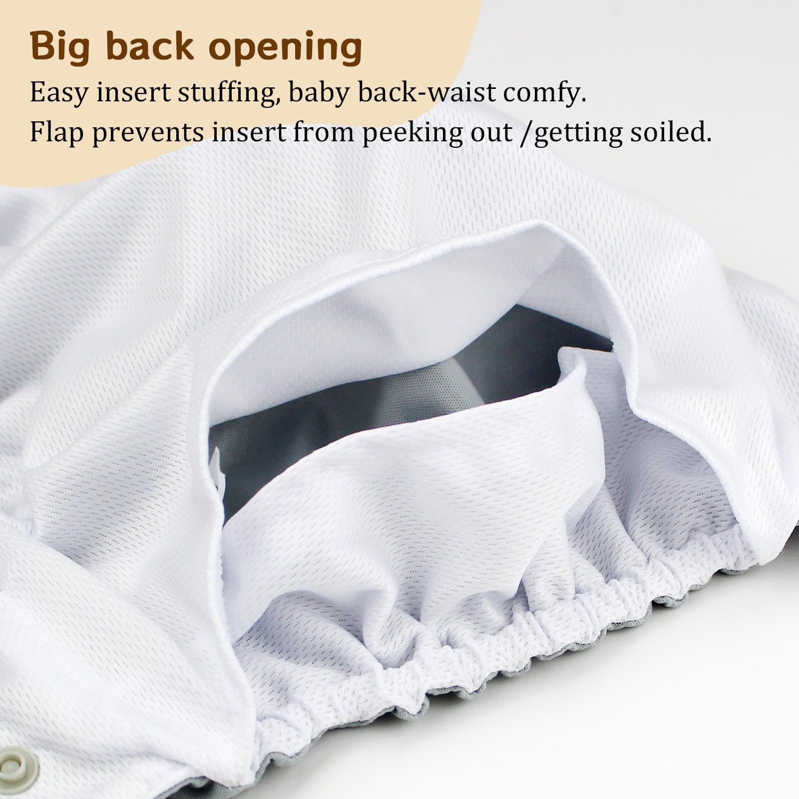 Mama Koala 3.0 diaper breathable materials support comfortable all-day wear.