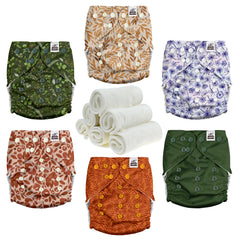 Mama Koala 3.0 diaper suede interior close-up showing soft lining for dry skin comfort.