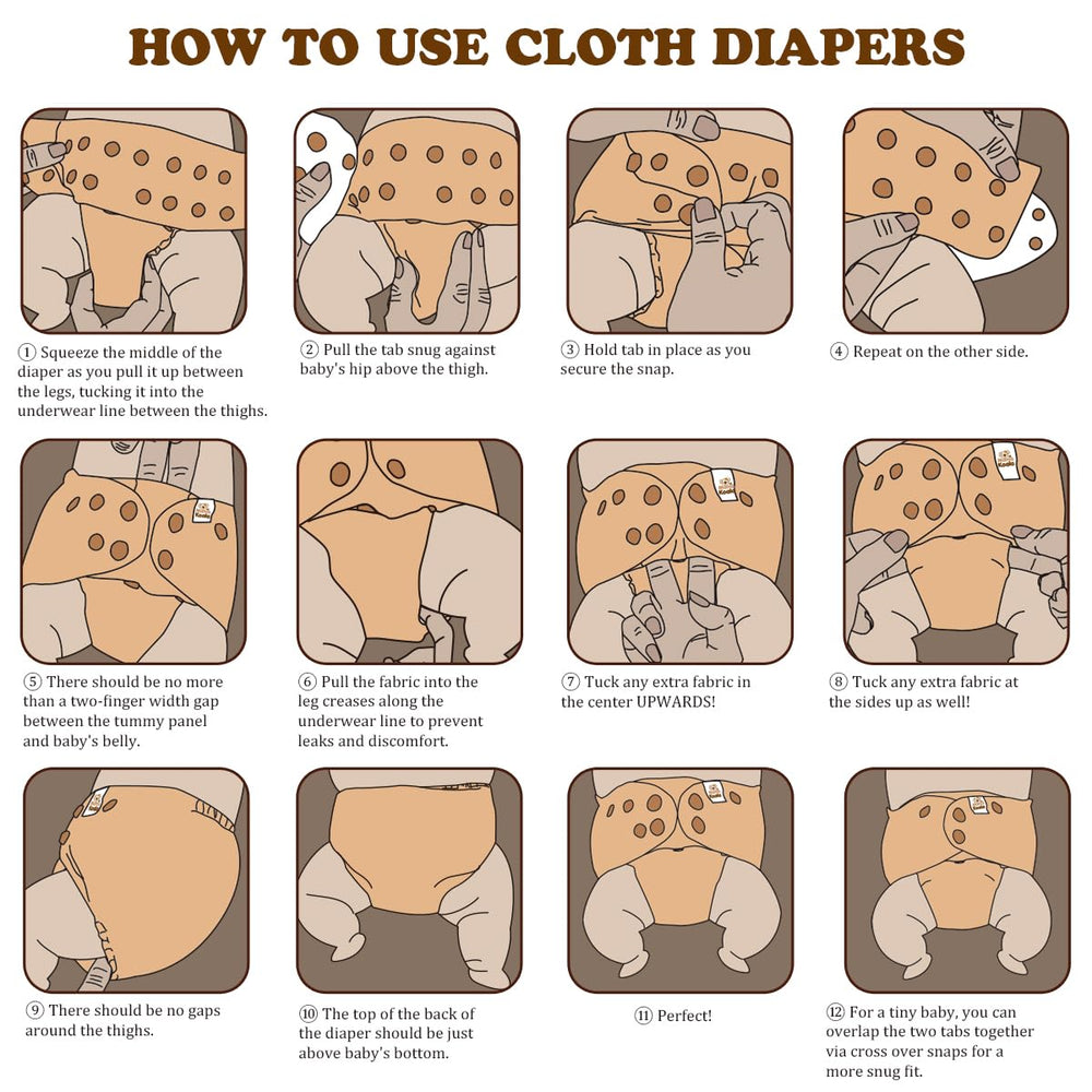 Mama Koala 3.0 one-size design fits 8-40 lbs comfortably.